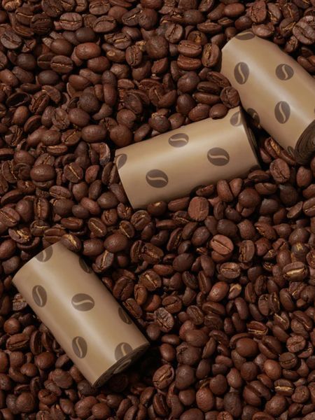 Диспенсер Vetreska Coffee з біорозкладними пакетами та ароматом кави 23&times;33 см, 1 рулон 8296 фото