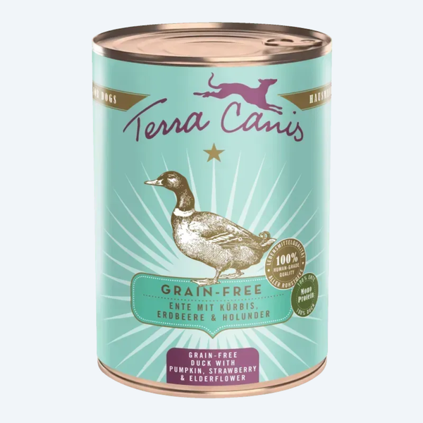 Влажный корм для собак Terra Canis Grain Free Утка с тыквой, клубникой и цветком бузины 8380 фото