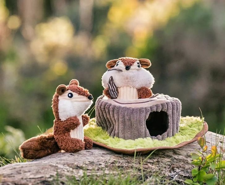 Іграшка для собак Chippy and Cheeks the Chipmunks Forest Friends Pet Play 12409 фото
