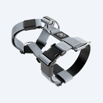 Шлейка для собак BullyBillows TRI-Harness v2.0 Anti-Pull серая 8986 фото