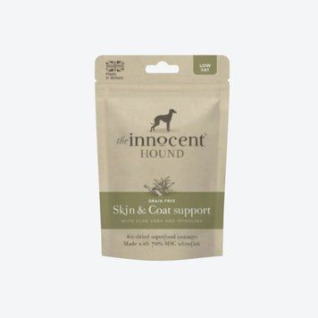 Ковбаски з Білої рибки Skin & Coat Support для підтримки здорової шерсті та шкіри The Innocent Hound 8179 фото
