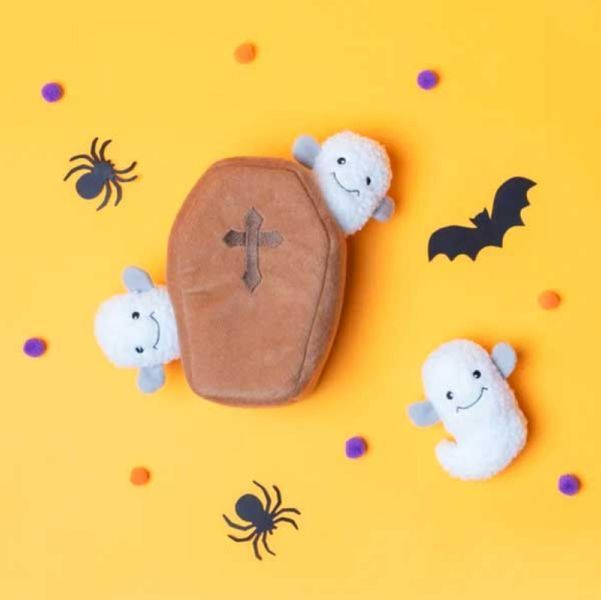 Игрушка для собак Zippy Paws &ndash; Coffin with Ghosts