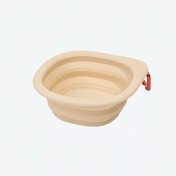 Дорожная складная миска для собак Zee.Dog - Go Bowl Biscotti 11858 фото