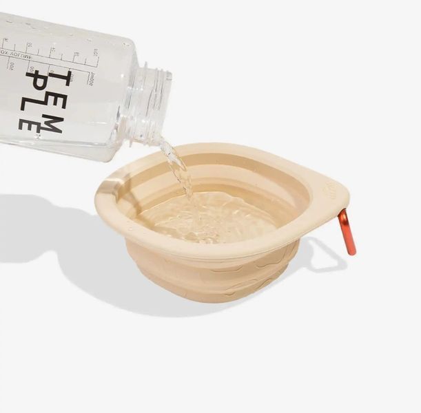 Дорожня складна миска для собак Zee.Dog - Go Bowl Biscotti 11858 фото
