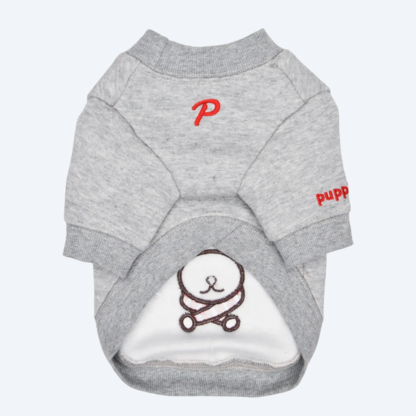 Новогодняя кофта для собак Puppia Dunder PAYD-TS2114 Melange Grey 8941 фото