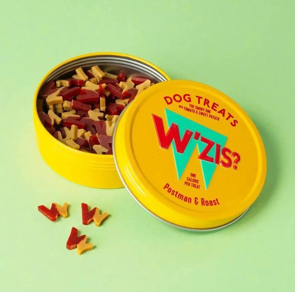 Веганские вкусности для собак w`zis в баночках (Postman & Roast Tin) - 50 грамм 13308 фото
