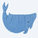 Поисковый коврик для собак Paikka Whale Playmate 8887 фото 1