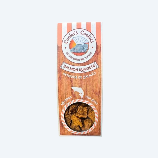 Натуральні сушені ласощі для собак Cooka's Cookies 100% Лосось 70 г B1141 фото