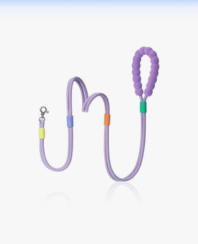 Повідець для собак Maogoublue MARSHMALLOW SMART DOG LEASH-LAVENDER PURPLE 8250 фото