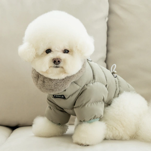 Курточка тепла для собак Puppia Marshmallow Quilted Jumper PAYD-JM2154 8926 фото