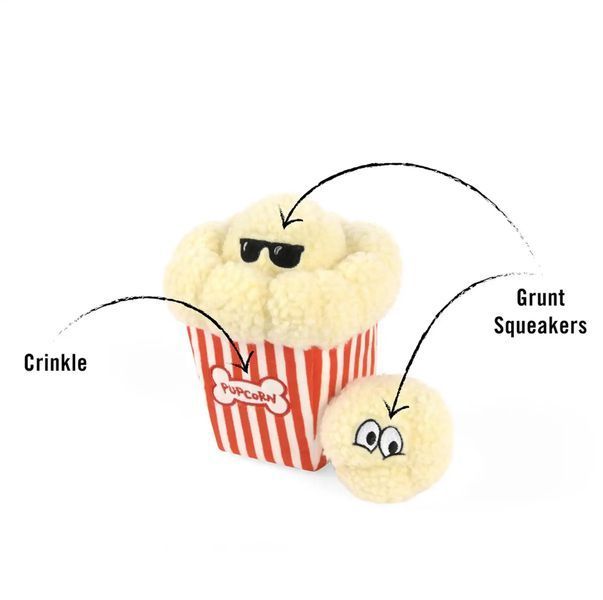 Игрушка для собак Hollywoof Cinema Collection - Poppin' Pupcorn Pet Play 12377 фото