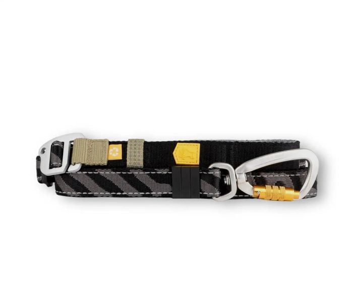 Поводок-перестёжка для собак Woolly Wolf Roam Adjustable Leash Black Ripple