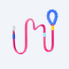 Повідець для собак Maogoublue Marshmallow Standard Barbiecore Pink A1022 фото 1