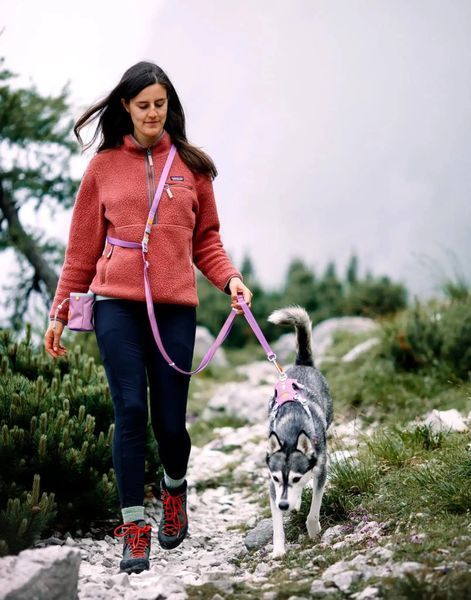 Повідець-перестібка Woolly Wolf Roam Adjustable Leash Mauve Mix