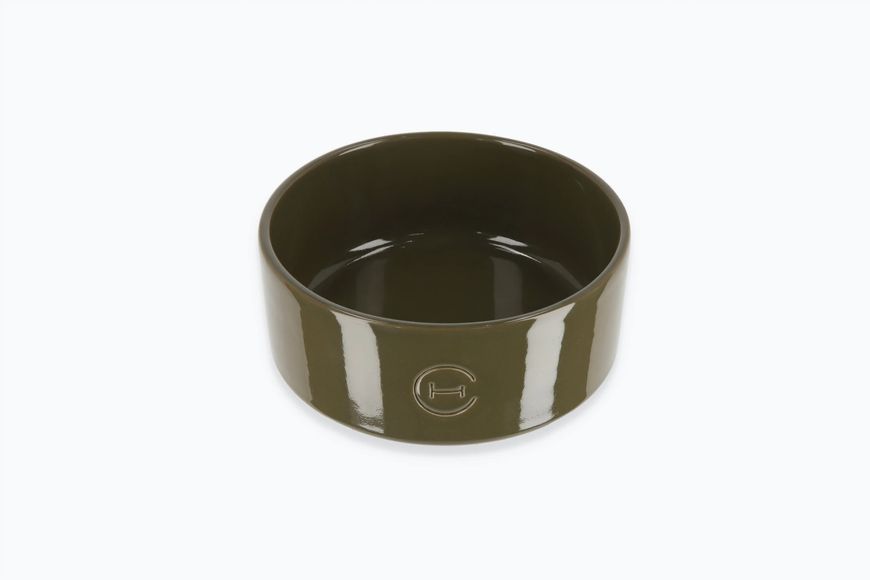 Керамічна миска для собак Bowl Olive - Harley and Cho 14196 фото