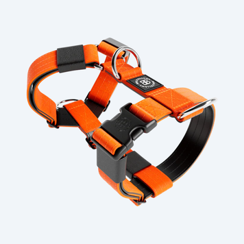 Шлейка для собак BullyBillows TRI-Harness v2.0 Anti-Pull оранжевая 8998 фото