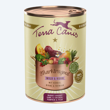 Вологий корм для собак Terra Canis Markt-Ragout Яловичина з броколі, чорницею та шавлією 8395 фото