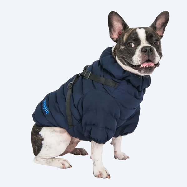 Тепла курточка для собак Puppia Soft Jumper PAUD-JM1676 Navy 8899 фото