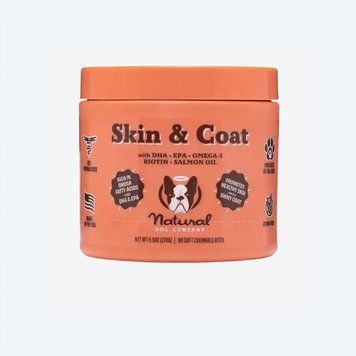 Вітамінний комплекс для шкіри і шерсті собак Skin&Coat Natural Dog Company 90шт 11709 фото