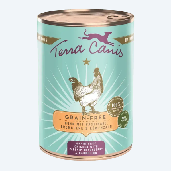 Вологий корм для собак Terra Canis Grain Free Курочка з пастернаком, ожиною та кульбабою 8398 фото