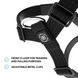 Шлейка для собак BullyBillows MINI TRI-Harness v2.0 Anti-Pull чорная 8953 фото 2
