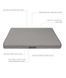 Матрас для собак Охолоджуючий - Ортопедичний Cooling Orthopedic Mattress Grey Paikka 10223 фото 3