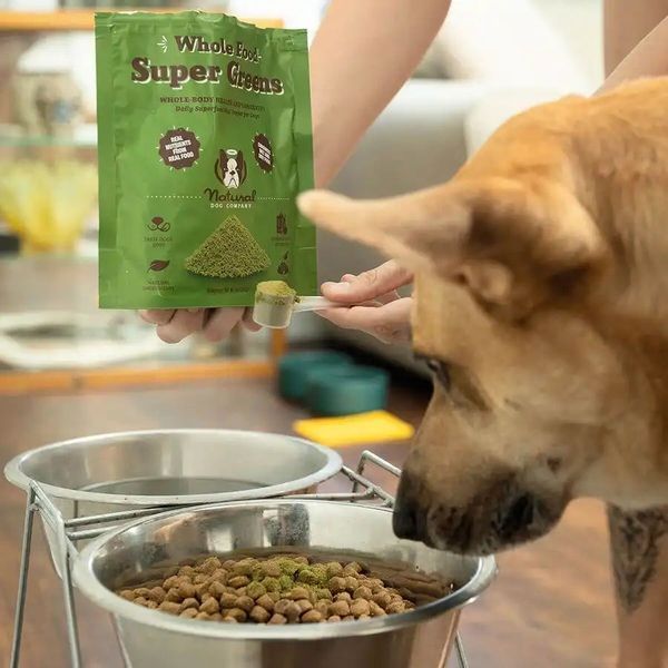 Суперфуд для собак суміш зелені Super Greens Granules Natural Dog Company 10572 фото