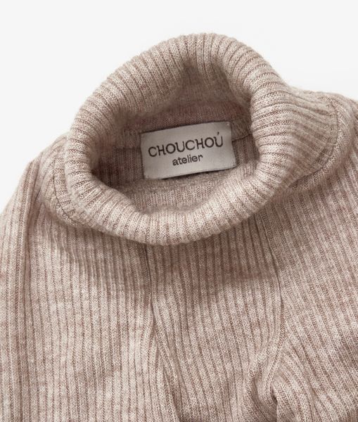 Гольф классический из ангоры для собак бежевый ChouChou 2693 фото