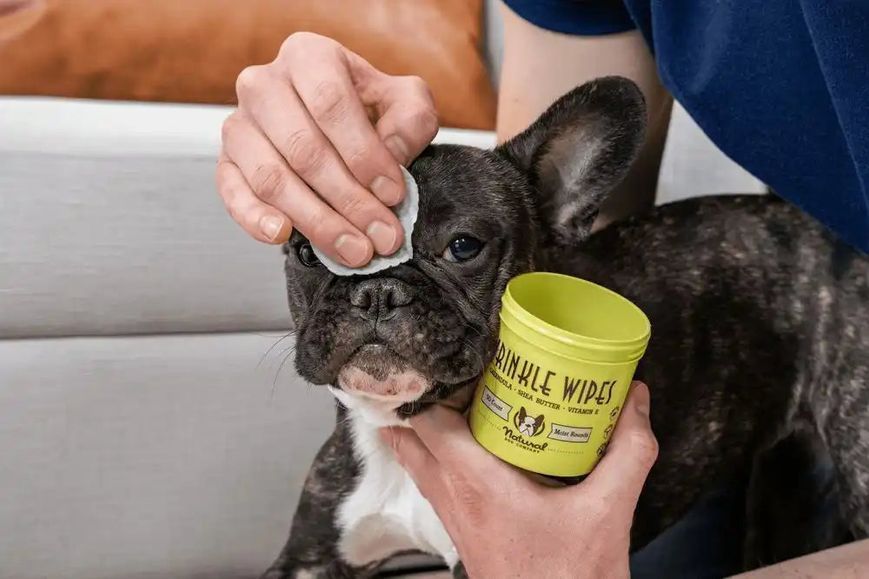 Салфетки для складочек Natural Dog Company Wrinkle Wipes 50шт 10579 фото