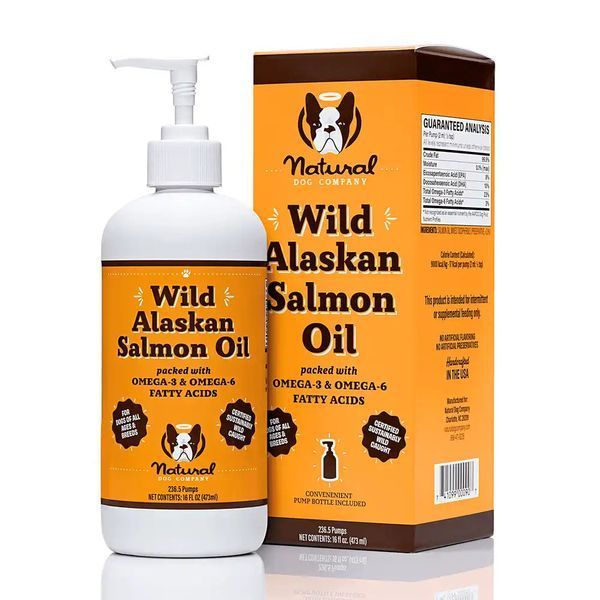 Лососева олія Wild Alaskan Salmon Oil Natural Dog Company, 480мл 10583 фото