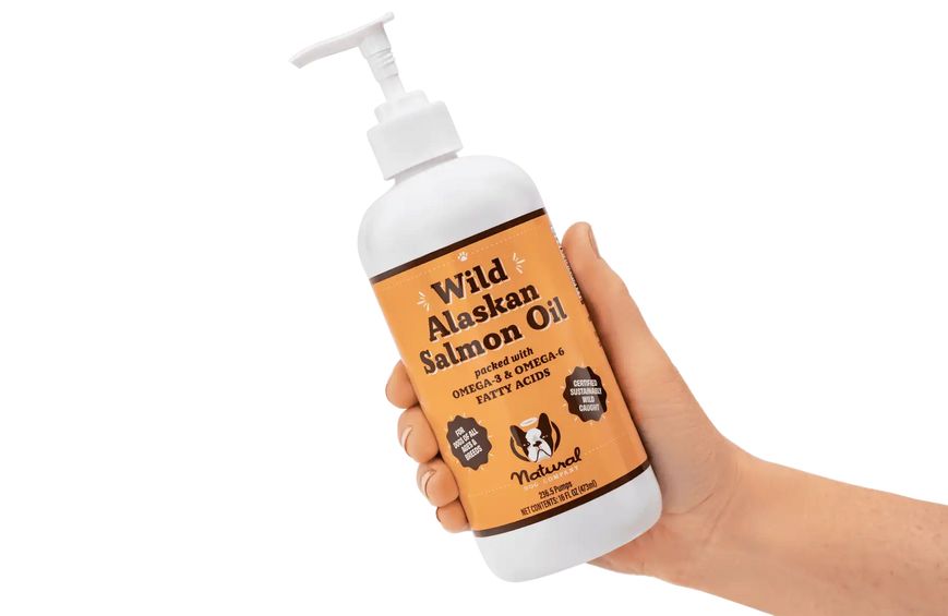 Лососева олія Wild Alaskan Salmon Oil Natural Dog Company, 480мл 10583 фото