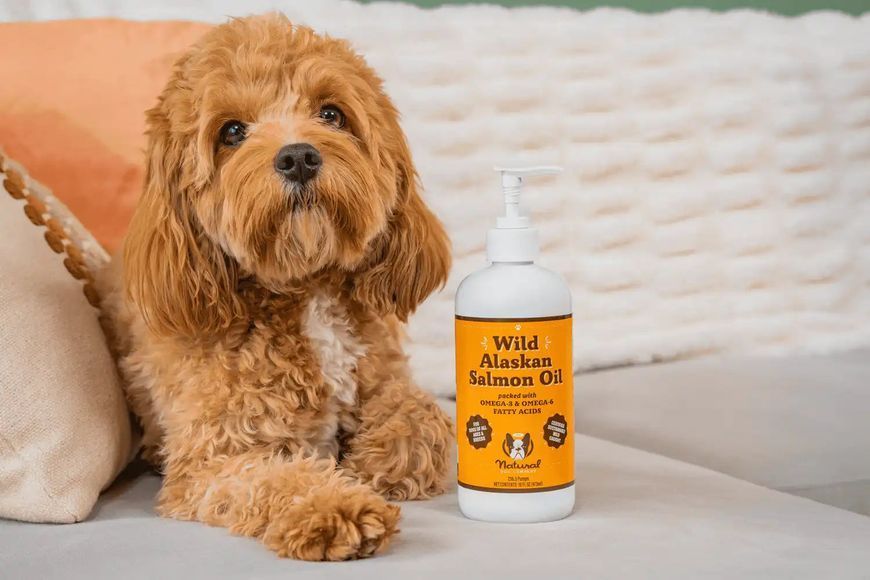 Лососева олія Wild Alaskan Salmon Oil Natural Dog Company, 480мл 10583 фото