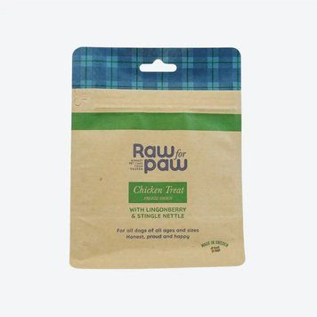 Сублімовані Ласощі для собак з Курочки, брусниці та кропиви Freeze-Dried Raw for Paw, 50 грамів 11025 фото