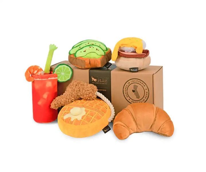 Іграшка для собак Burking Brunch Collection - Chicken & Woofles Pet Play 12486 фото