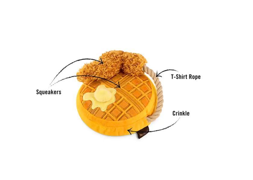 Іграшка для собак Burking Brunch Collection - Chicken & Woofles Pet Play 12486 фото