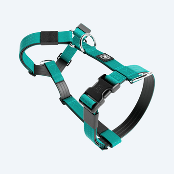 Шлея для собак BullyBillows MINI TRI-Harness v2.0 Anti-Pull бирюзовая 9018 фото