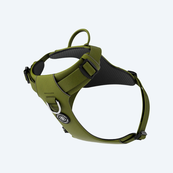 Шлея для собак BullyBillows Lightweight Mesh Air Harness Olive Green 7105 фото