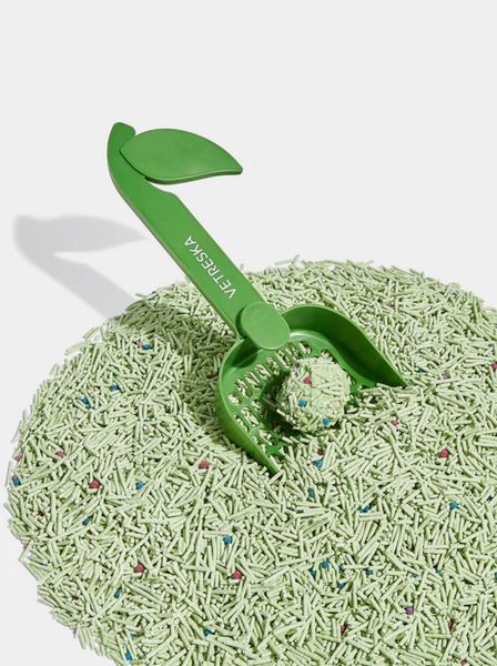 Натуральний тофу наповнювач Vetreska Green Tea 2,5 кг з ароматом зеленого чаю 8318 фото