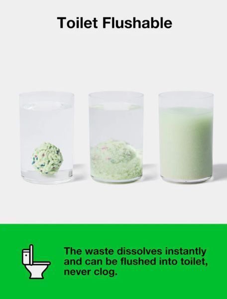 Натуральний тофу наповнювач Vetreska Green Tea 2,5 кг з ароматом зеленого чаю 8318 фото