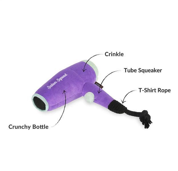 Игрушка для собак Splish Splash - Howlin' Hair Dryer Pet Play 12154 фото