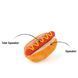 Игрушка для собак American Classic - Hot Dog Pet Play 12494 фото 2