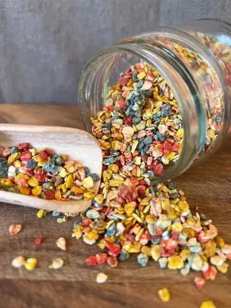 Натуральная веганская посыпка для собак Cooka's Cookies Rainbow Dogfetti 100% овес 10374 фото