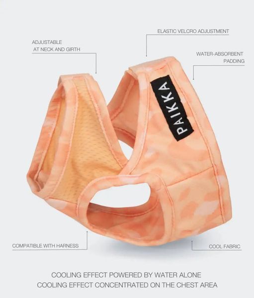Охлаждающий жилет для собак PAIKKA Cool Vest Peach