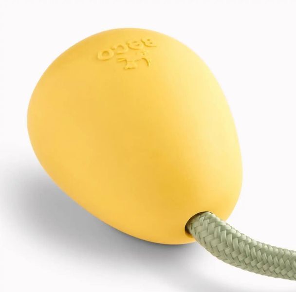 Игрушка на веревке для собак Beco Pets Slinger Pebble Желтый 10471 фото