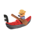 Іграшка для собак Totally Touristy - Venice Gondola Pet Play 10929 фото 1