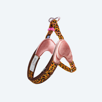 ШЛЕЯ ДЛЯ СОБАК Maogoublue - Leopard print ADJUSTABLE HARNESS B1380 фото