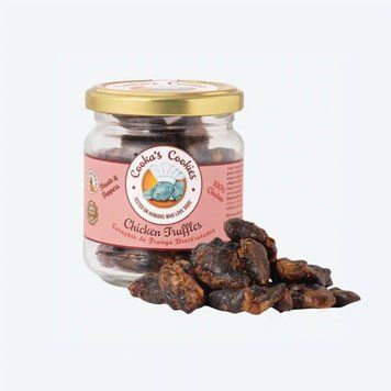 Натуральні сушені ласощі для собак Cooka's Cookies Курячі сердечки 10382 фото