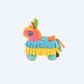 Мягкая игрушка для собак PetPlay - Party Animals Pi&ntilde;ata B1433 фото 1