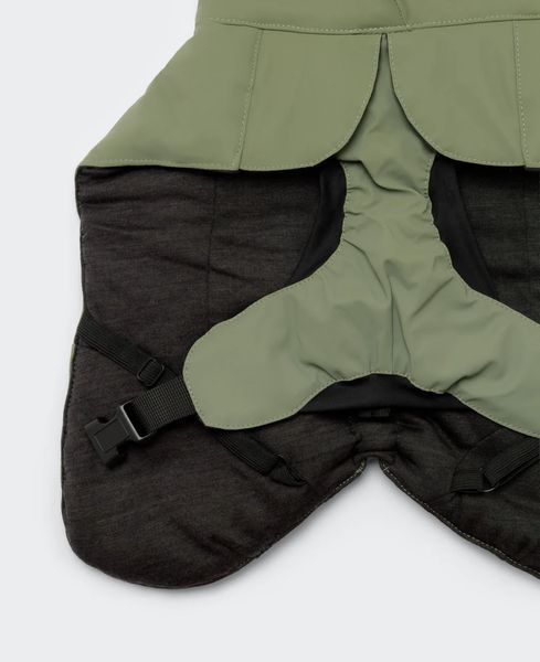 Тепла попона для собак Paikka Winter Jacket Green