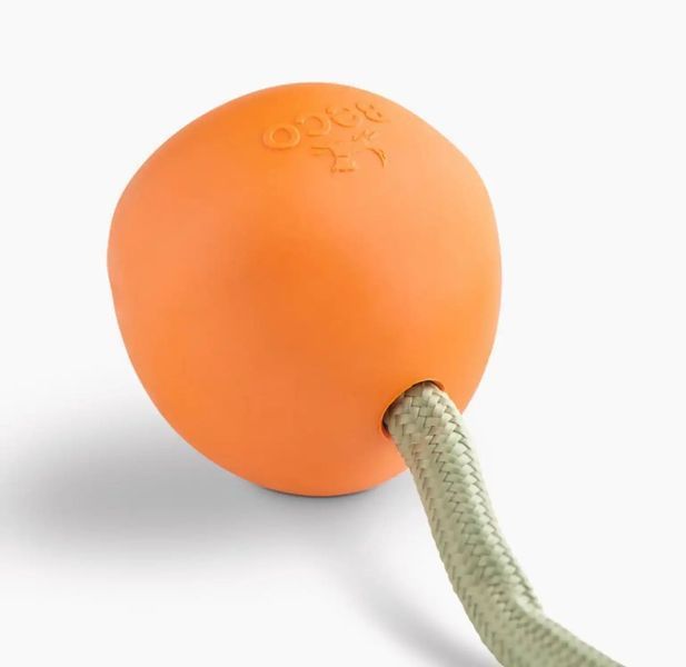 Игрушка мячик на веревке для собак Beco Pets Slinger Ball Оранжевый 10484 фото